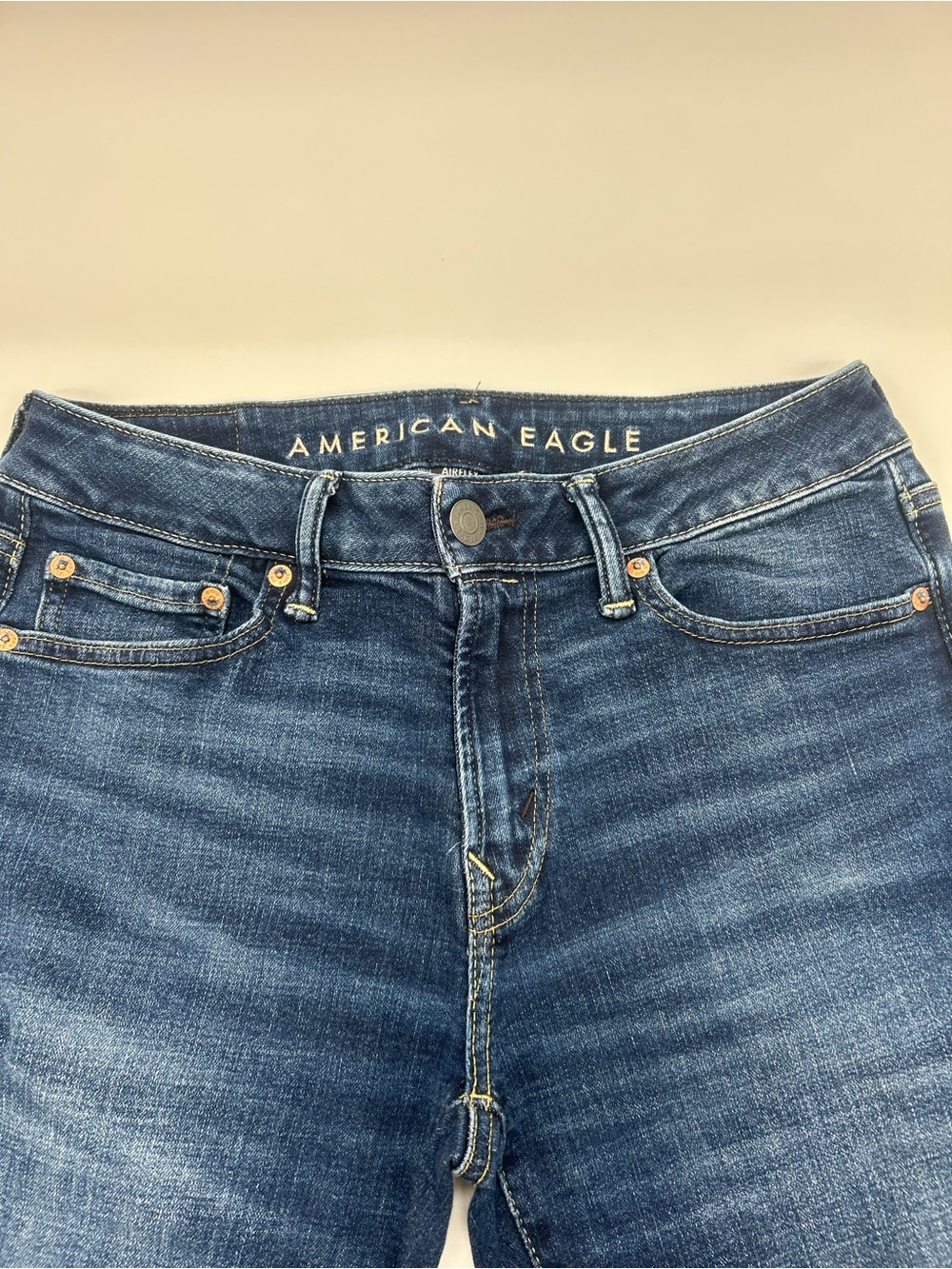 American Eagle Outfitters Indigo Blue Straight Jeans - Picture 2 of 5
